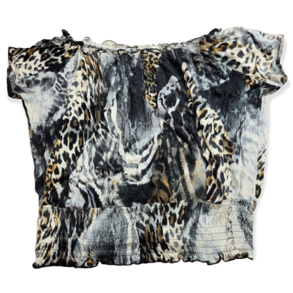 Fever animal print shirt L